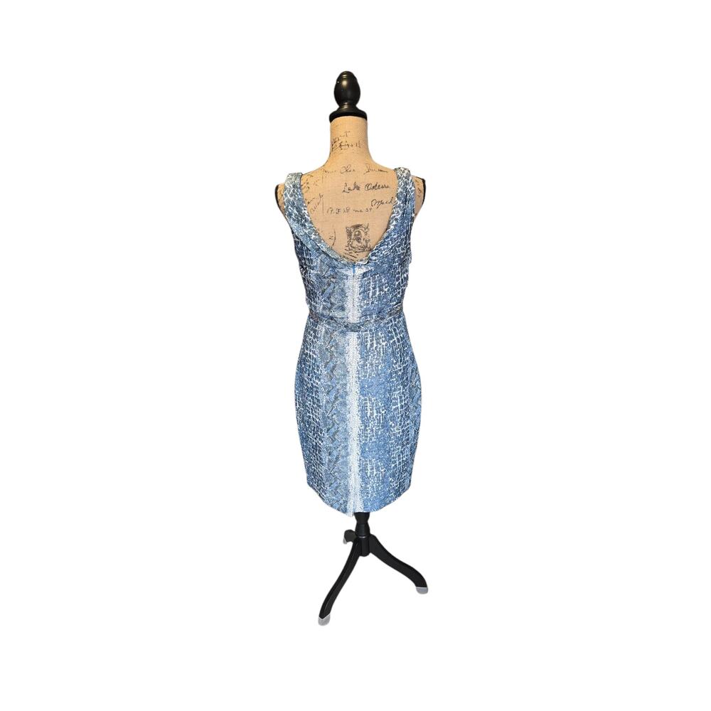 Tahari Alligator/Snake Print Textured Sleeveless … - image 2